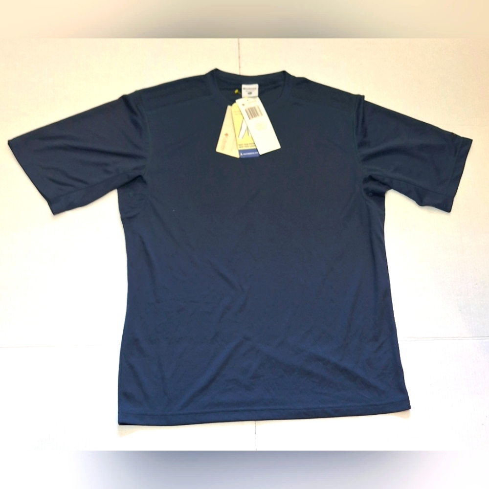 New Columbia Clifton Hills Crew Tshirt Mens Size Large Night Shadow Color NWT